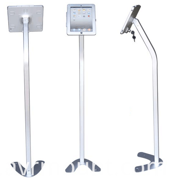 P17 باد الكلمة الوقوف المضادة للسرقة P17 ipad floor stand anti-theft